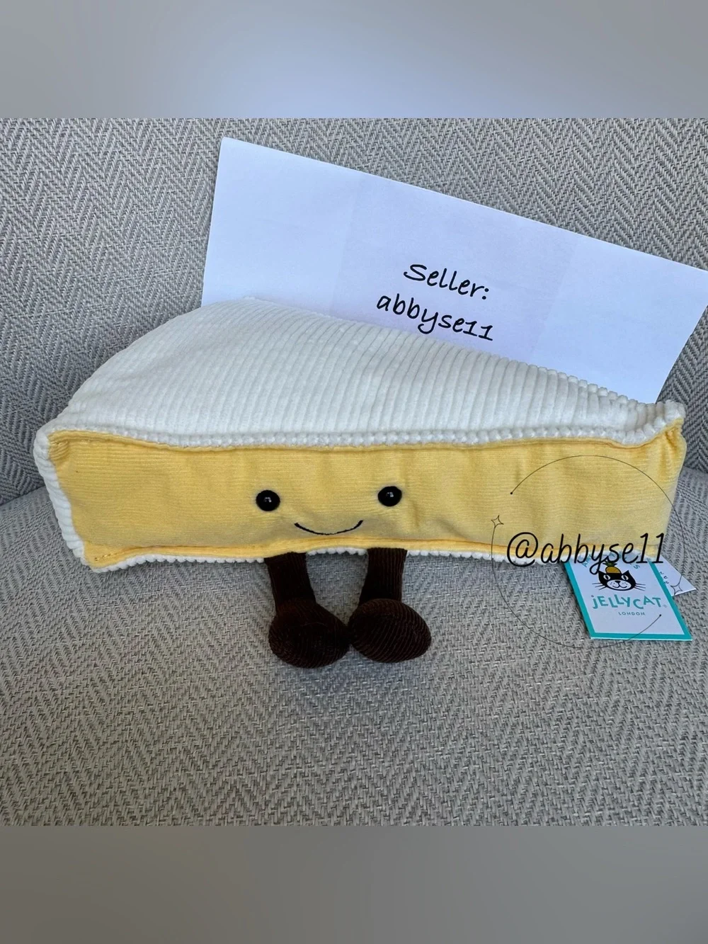 Jellycat Amuseables Brie - Authentic - Brand New With Tags - Fast Ship